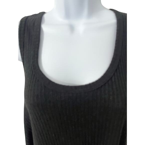 NWT White Birch Oversized Black Ribbed Tank Top β Size Large oversized - Picture 4 of 6